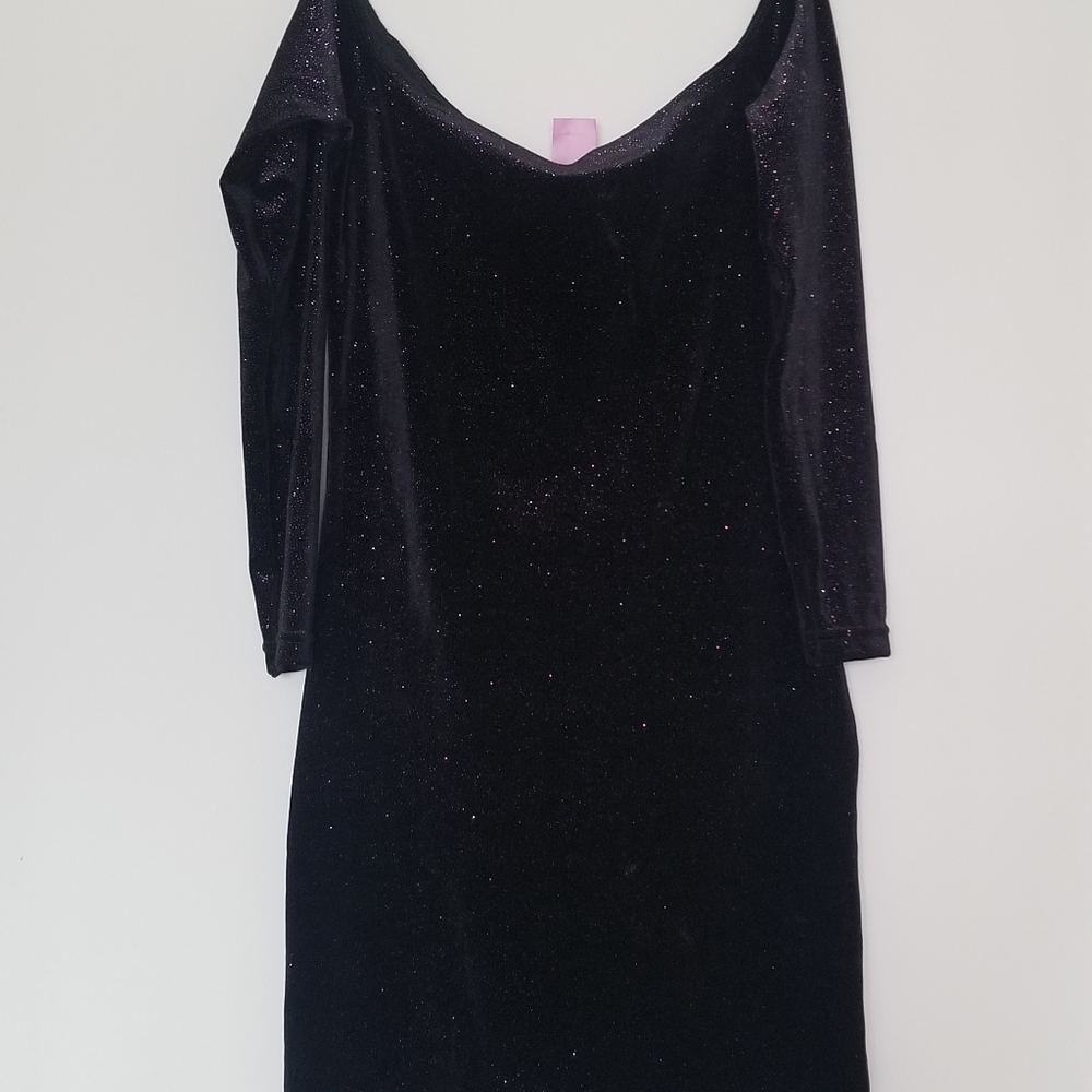 Velvet glitter dress